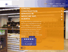 Tablet Screenshot of goehringconstruction.com